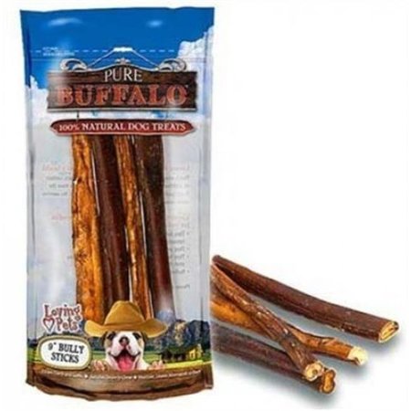 LOVING PETS Loving Pets 430210 12 Buffalo Bully Stick 3Pk 430210